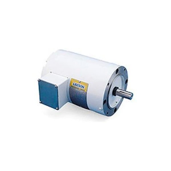 Leeson Electric Leeson Motors Motor Washdown Motor-1 1/2HP, 208-230/460V, 3450RPM, TENV, C FACE, 1.15 SF, 84 Eff. 113024